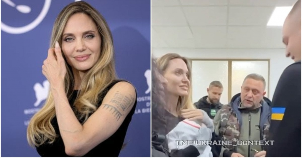 Angelina Jolie ist in der Ukraine angekommen: ein Besuch in Cherson, ein Geschenk der Heldenstadt