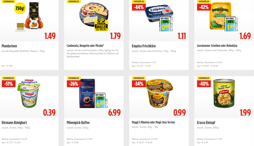 EDEKA Angebote der Woche: Große Rabatte vom 3. bis 8. November