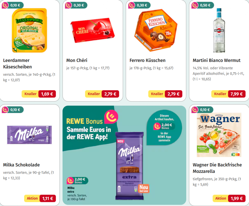 REWE Bonus-Woche 10.–16. November: Jetzt doppelt sparen!