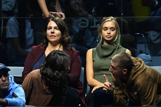 Model Laila Hasanovic zeigte sich bei den ATP-Finals in Turin und unterstützte Jannik Sinner