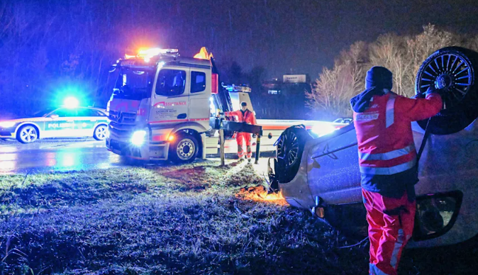 Wintersturm in Deutschland: Schnee und Glätte verursachen Chaos – mehrere Tote und dutzende Unfälle
