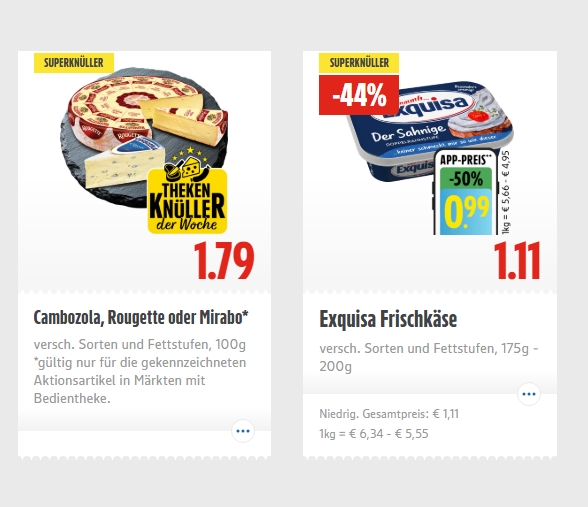 Edeka Wochenangebote 3.–9. November: Obst, Käse und Markenprodukte günstiger