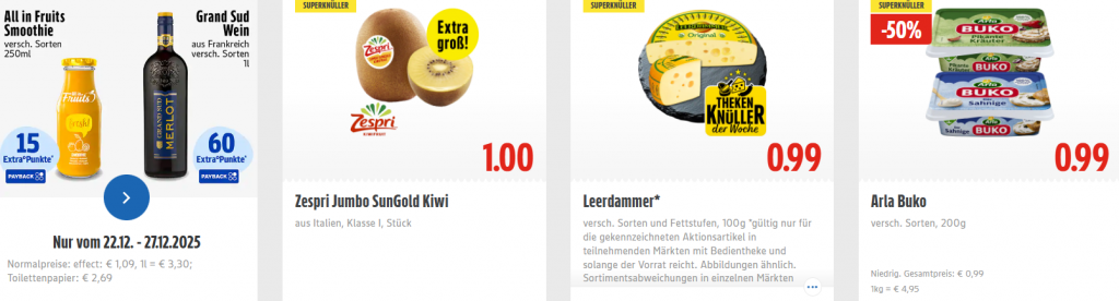 EDEKA Wochenangebote vom 22.–27. Dezember 2025: Diese Produkte sind jetzt reduziert
