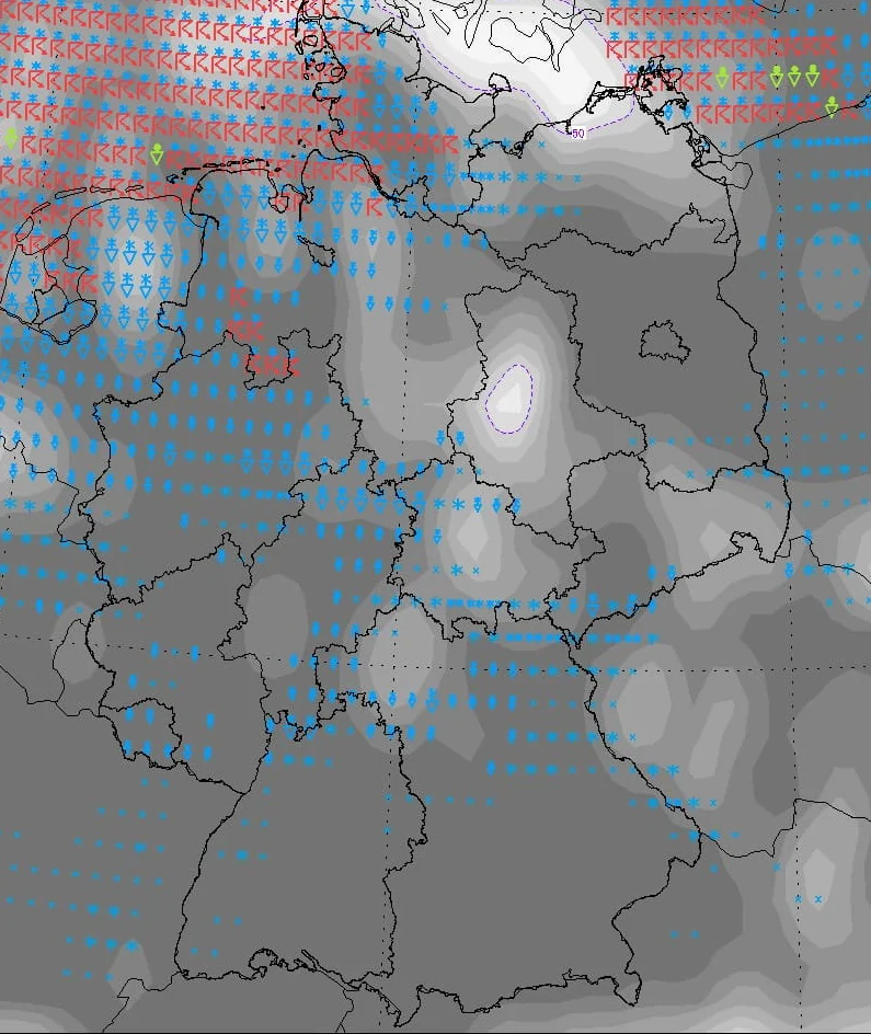 Wintersturm zum Neujahrstag 2026: Orkanböen bis 110 km/h und starke Schneeverwehungen in Deutschland
